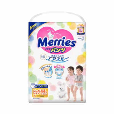 MERRIES pieluchomajtki, rozmiar XL, 12–22 kg, 46 szt.