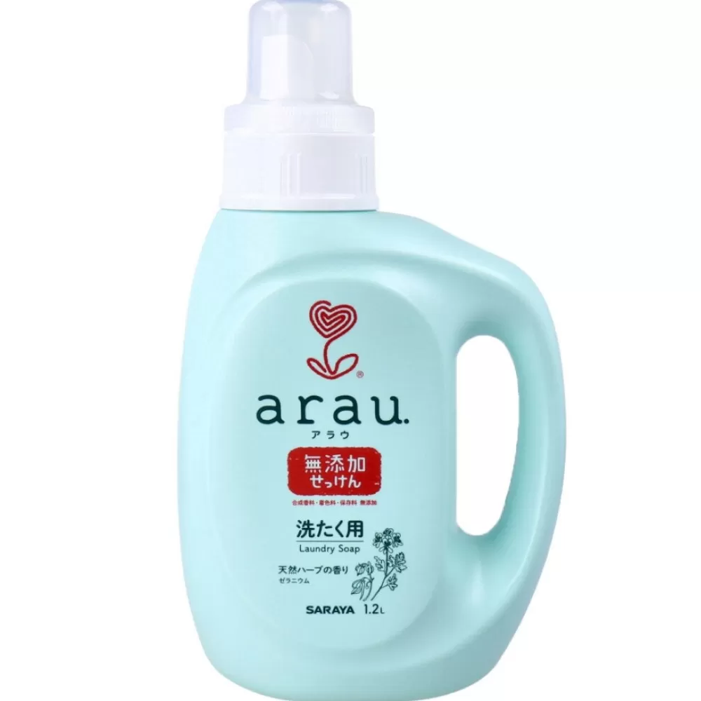 Arau Baby – płyn do prania o delikatnym zapachu pelargonii, 1,2 l