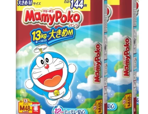 MAMY POKO Unicharm japońskie pieluchomajtki, M, 6–13 kg, 48 szt.